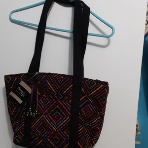 Donna Sharp tote shoulder bag & wallet set